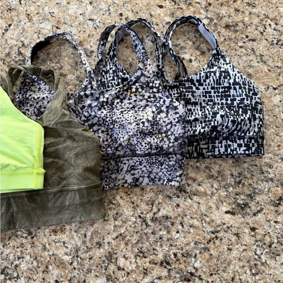6 count Lululemon Energy Sports Bras size 6 - Picture 4 of 4